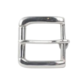 1.5 Inch 38mm Silver Roller Belt Buckle