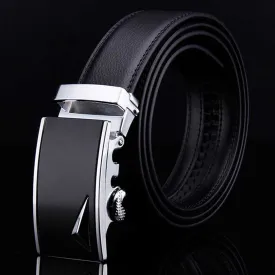 Adjustable Leather Belt Auto locking Buckle 101A