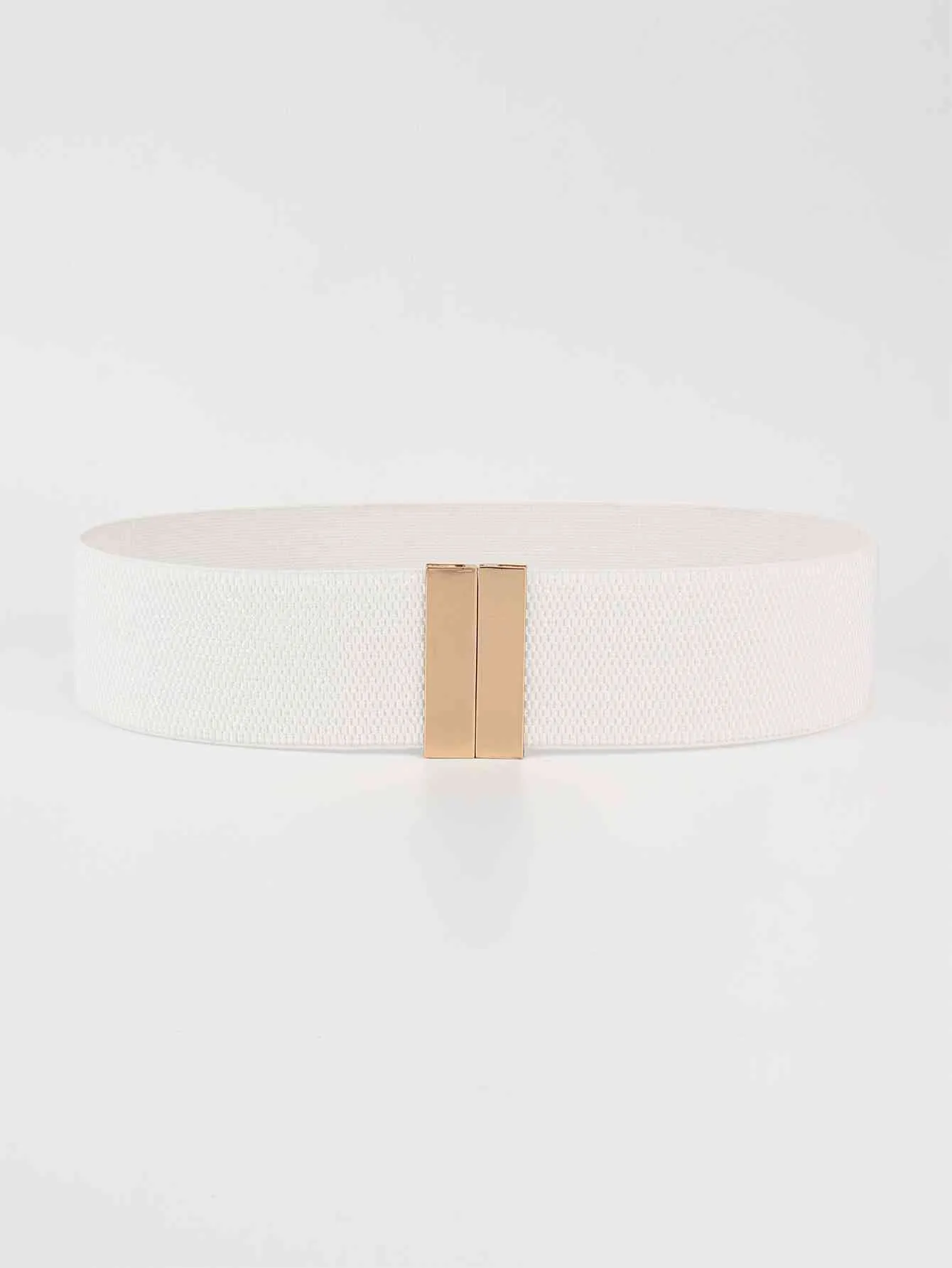 Alloy Buckle Elastic Belt