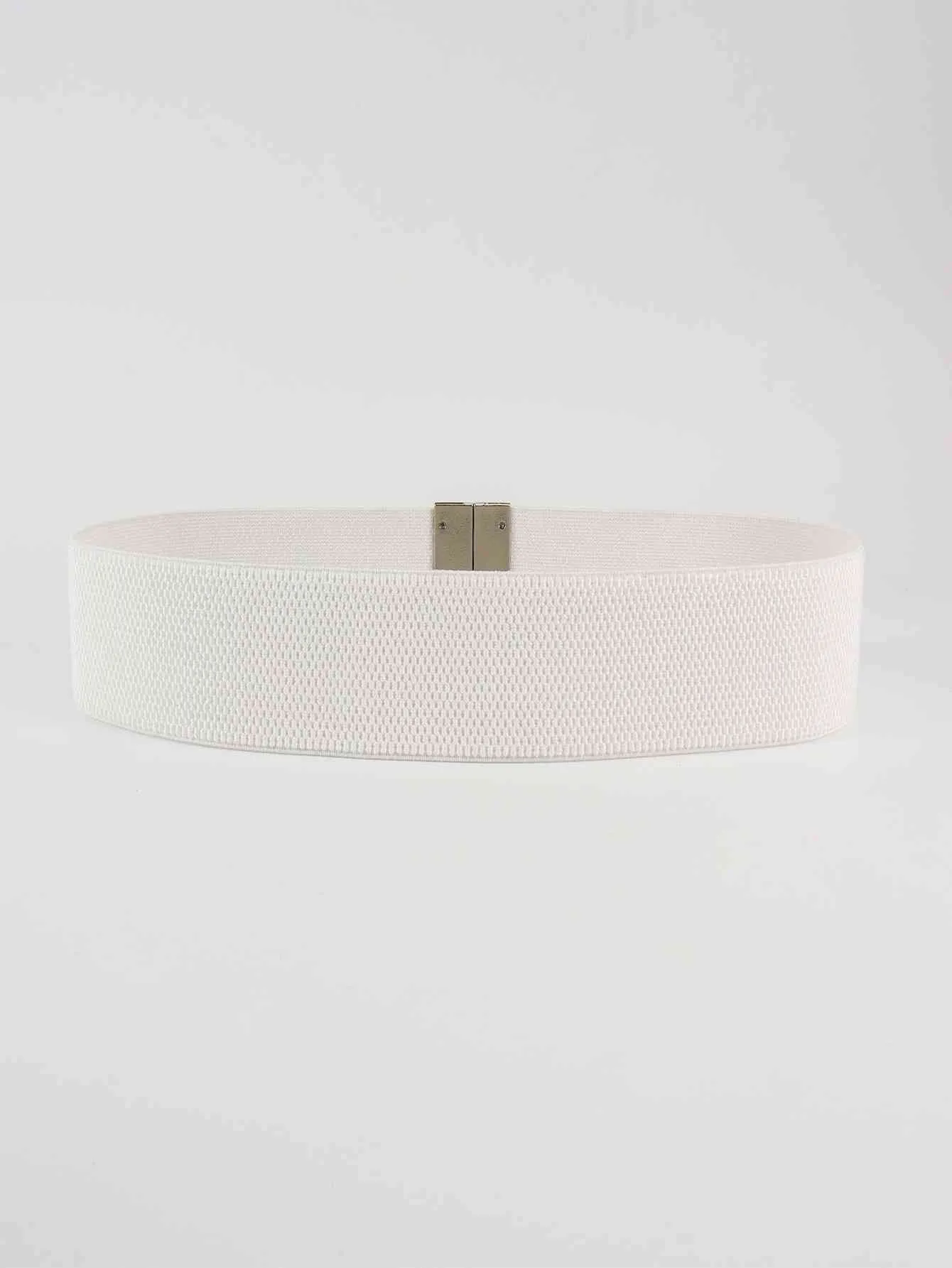 Alloy Buckle Elastic Belt