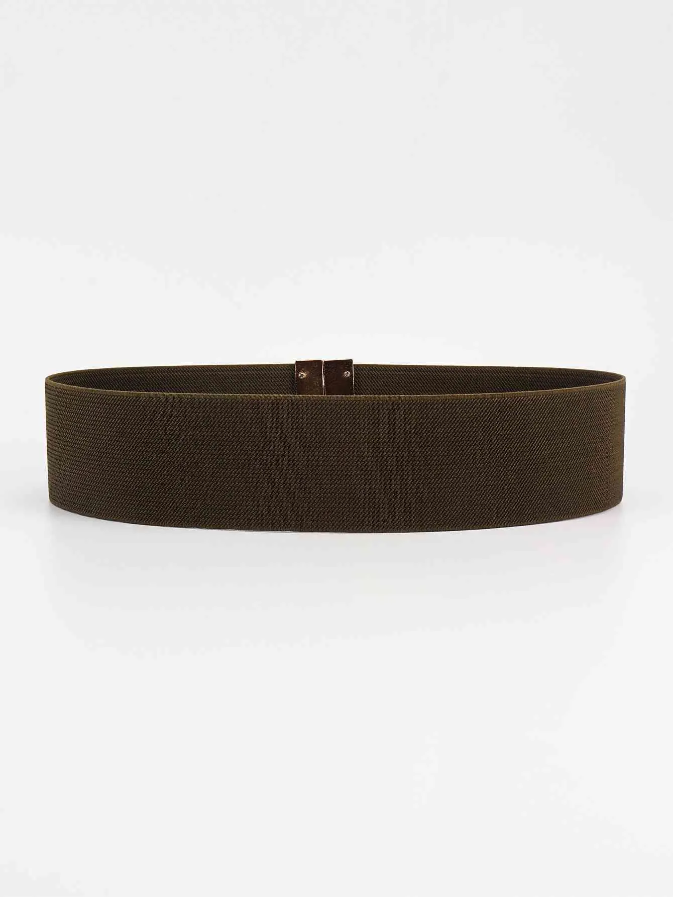 Alloy Buckle Elastic Belt