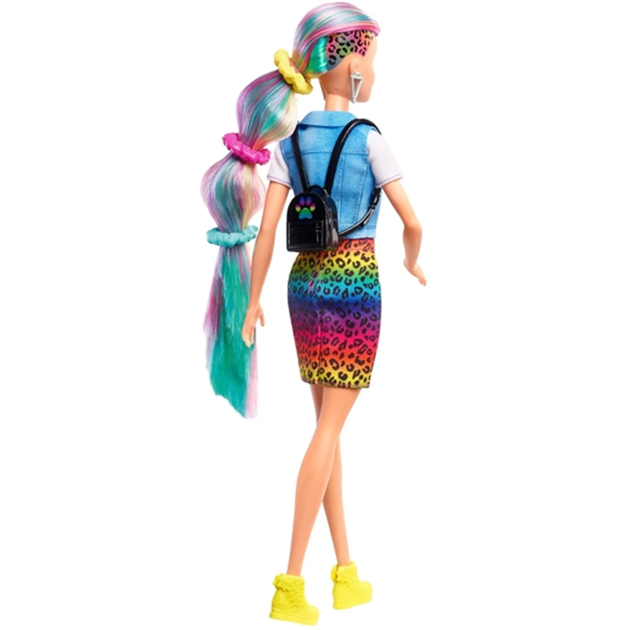 Barbie® Hair Feature Doll Leopard Rainbow