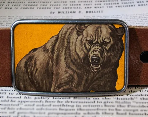 Bear Belt Buckle Snarl Buckle