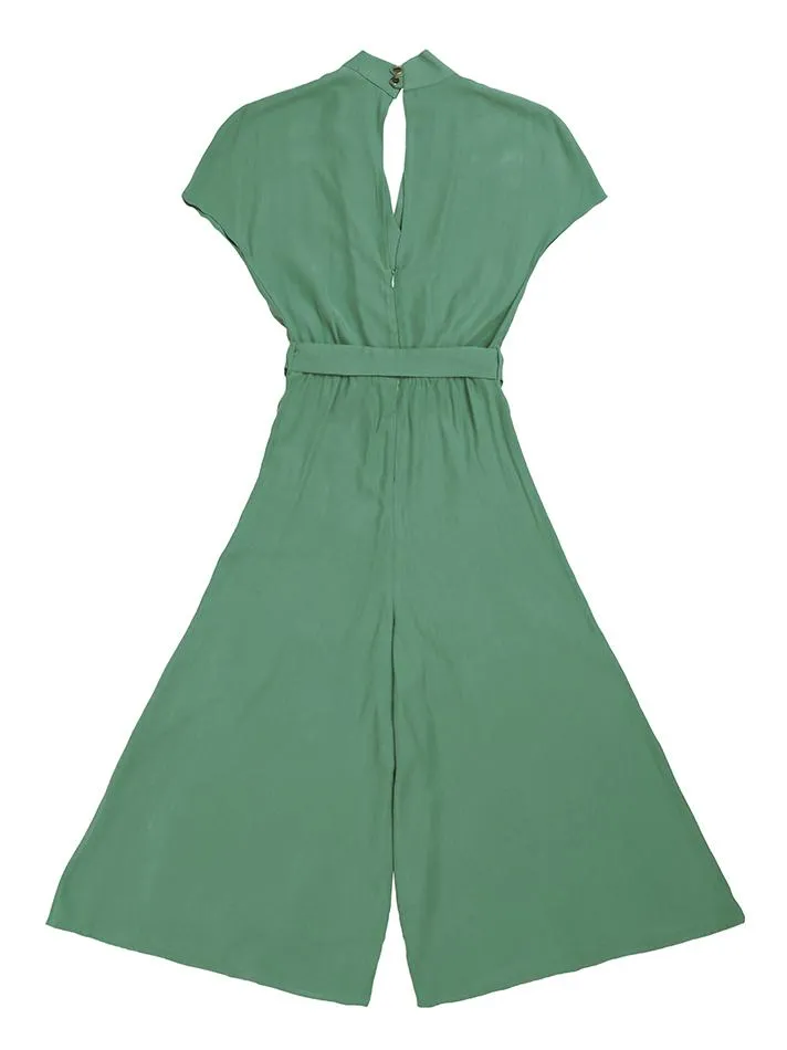 Budapest Lucky Green Kimono Jumpsuit