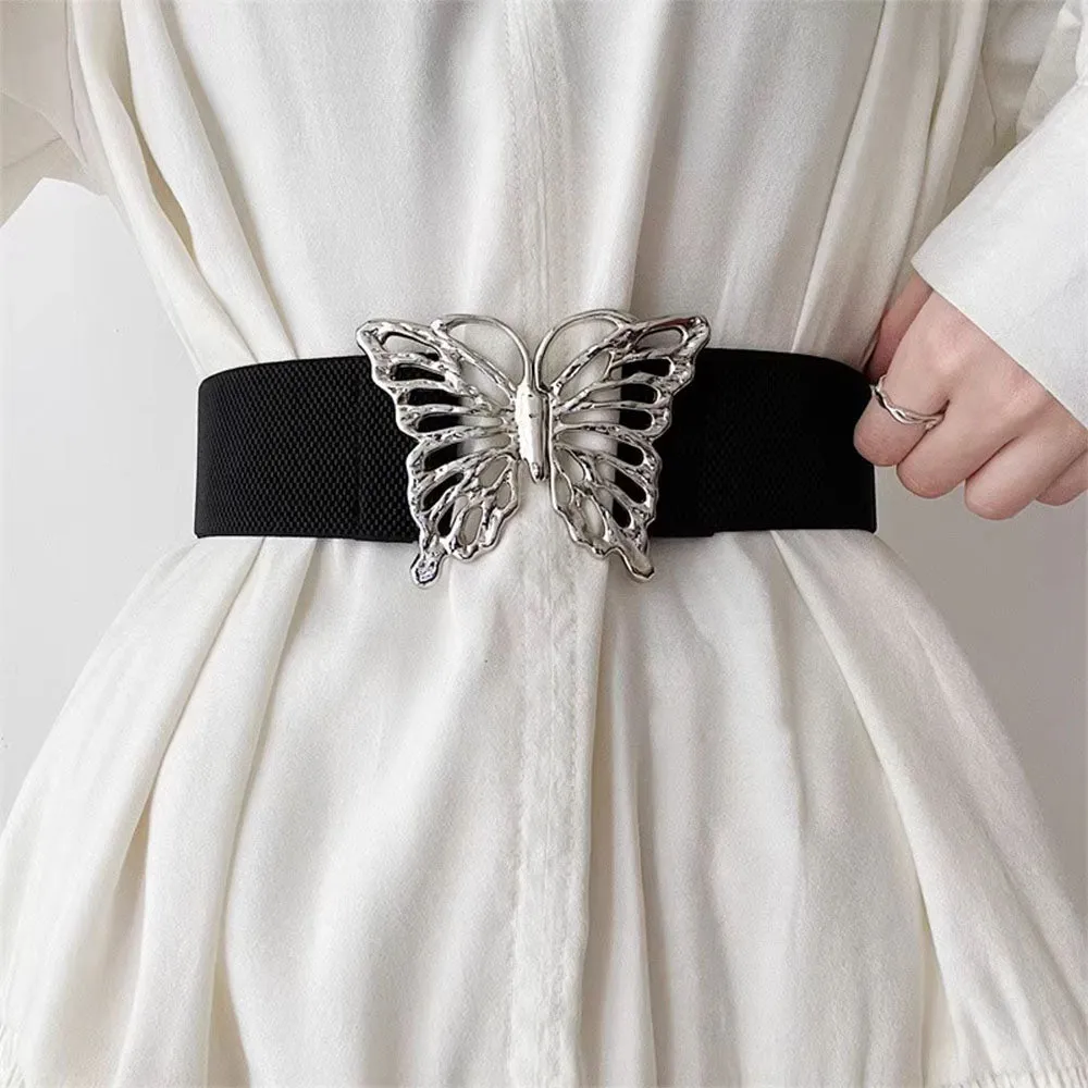 Butterfly Buckle Elastic Belt