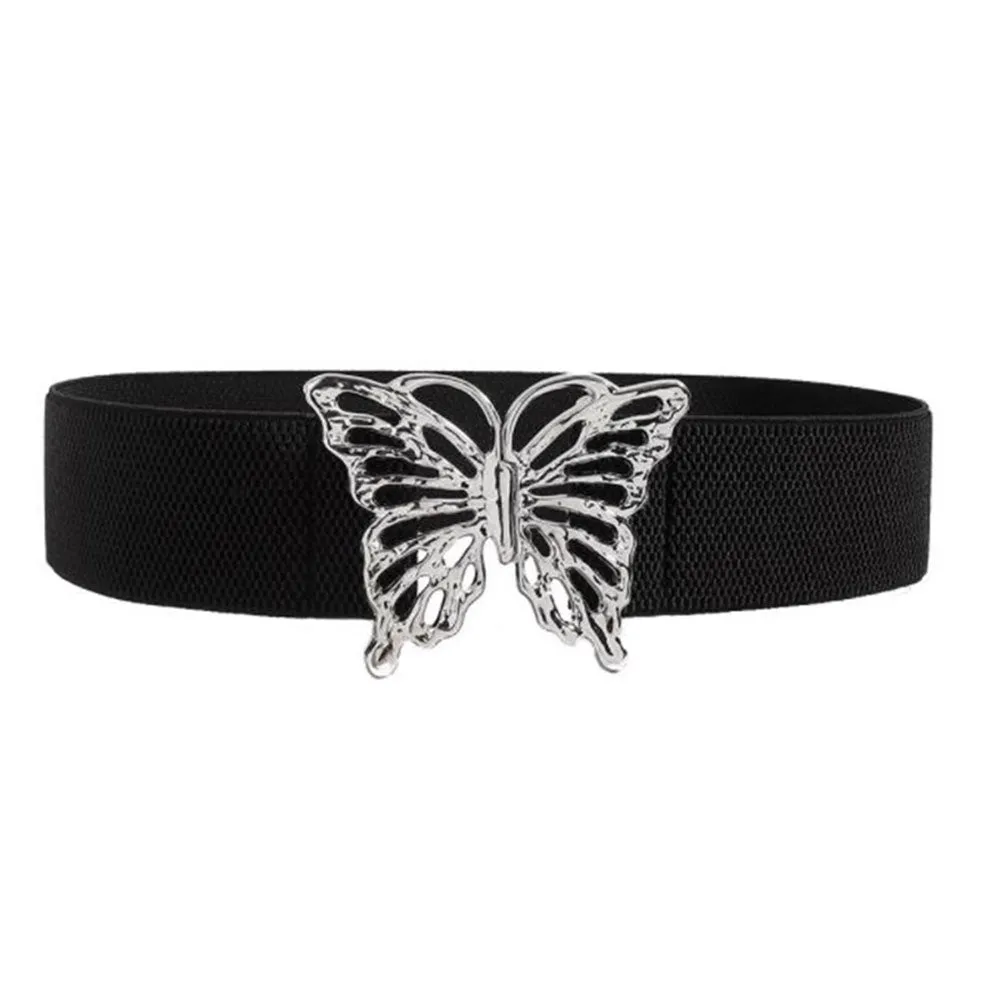 Butterfly Buckle Elastic Belt