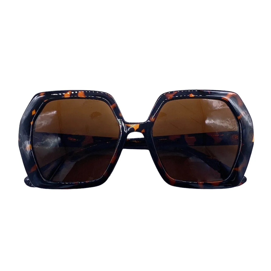 Empire Cove Oversized Square Sunglasses Hexagon Trendy Retro Classic Shades Sunnies