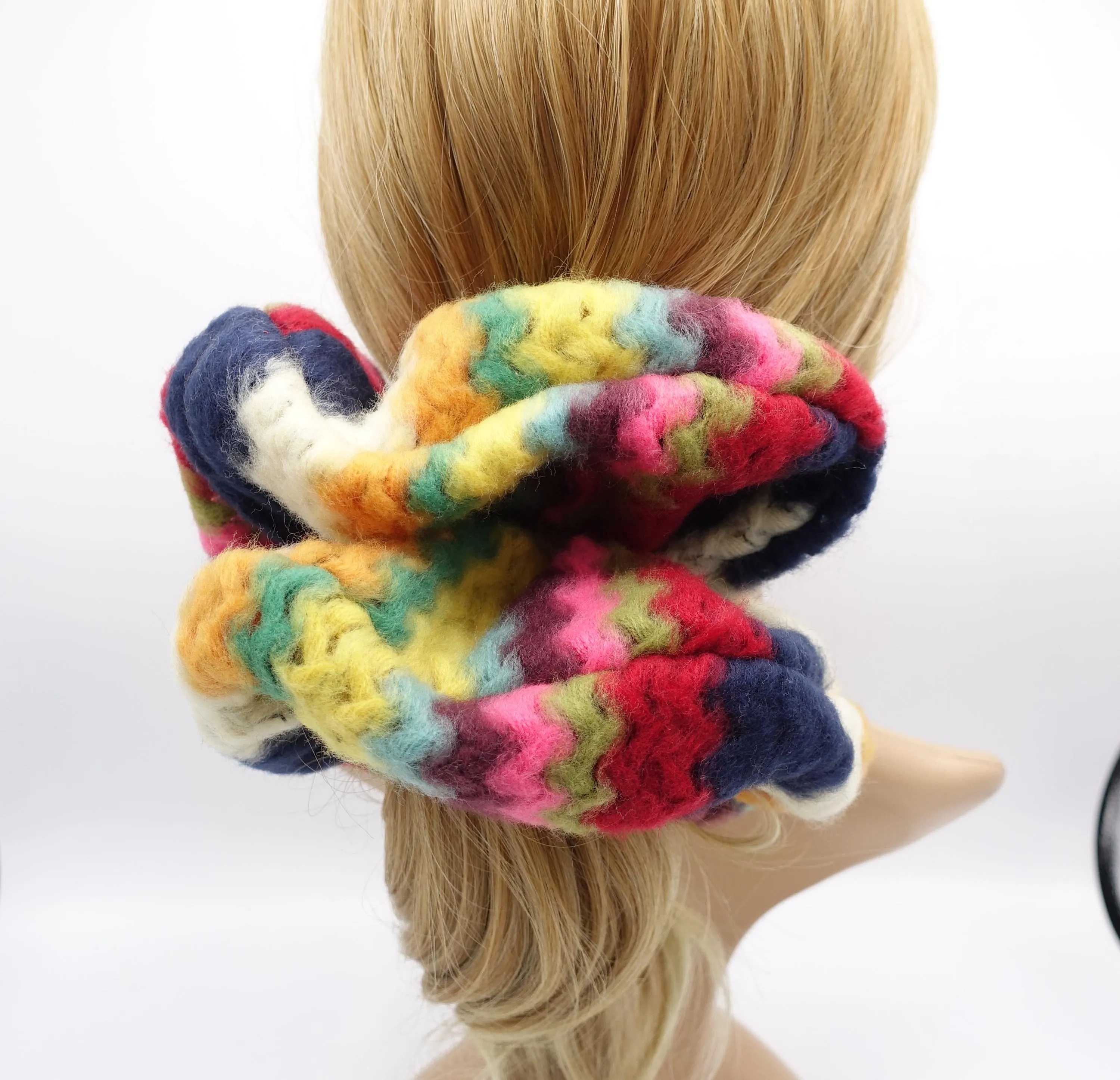 knit scrunchies, oversized scrunchies for women