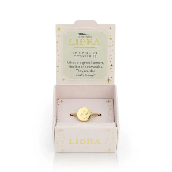 Libra Signet Ring