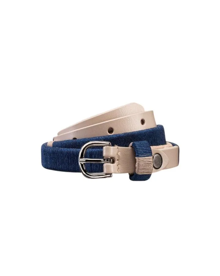 Luisa Cerano Narrow 2 Tone Belt