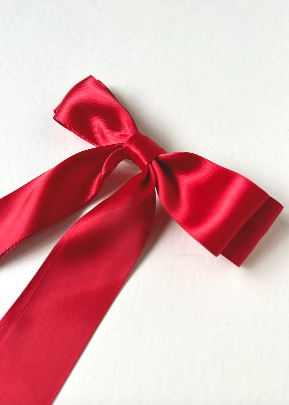 Luxe Satin Long Bow | Upscale Bows for Women | Large Bow with Long Tails | Made to Order