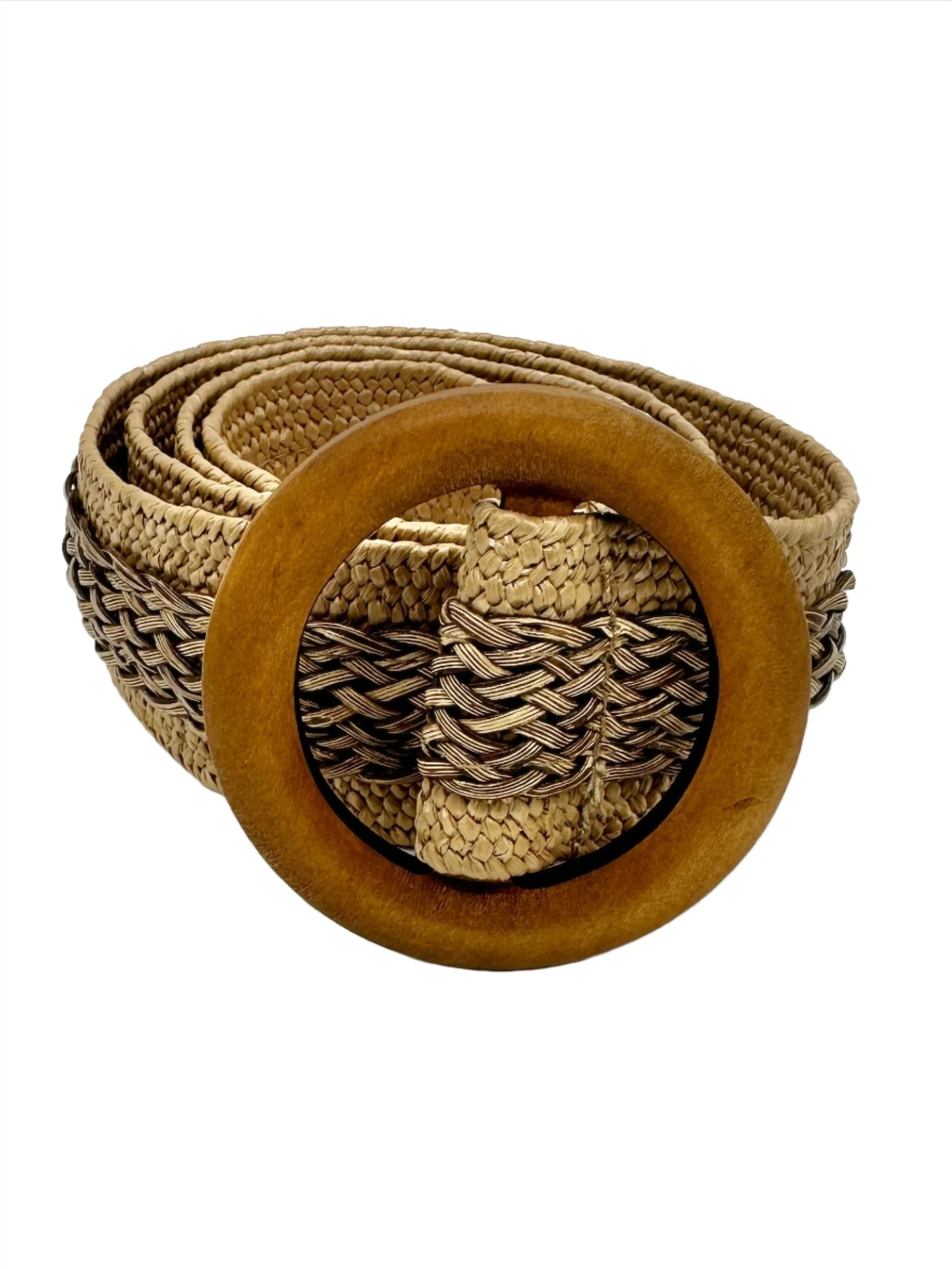 Madison Braided Straw Belt