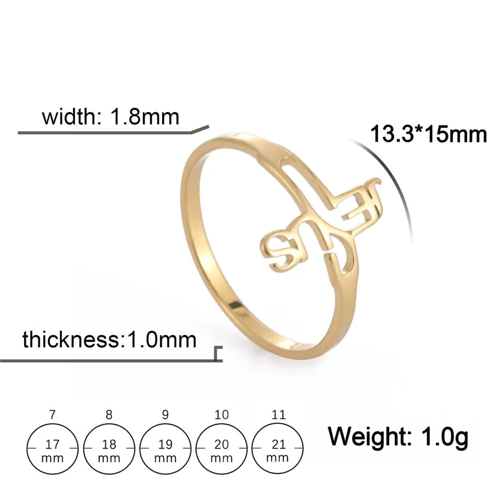 Minimalist Christian Jesus Ring