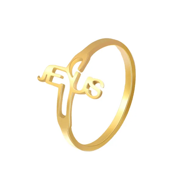 Minimalist Christian Jesus Ring