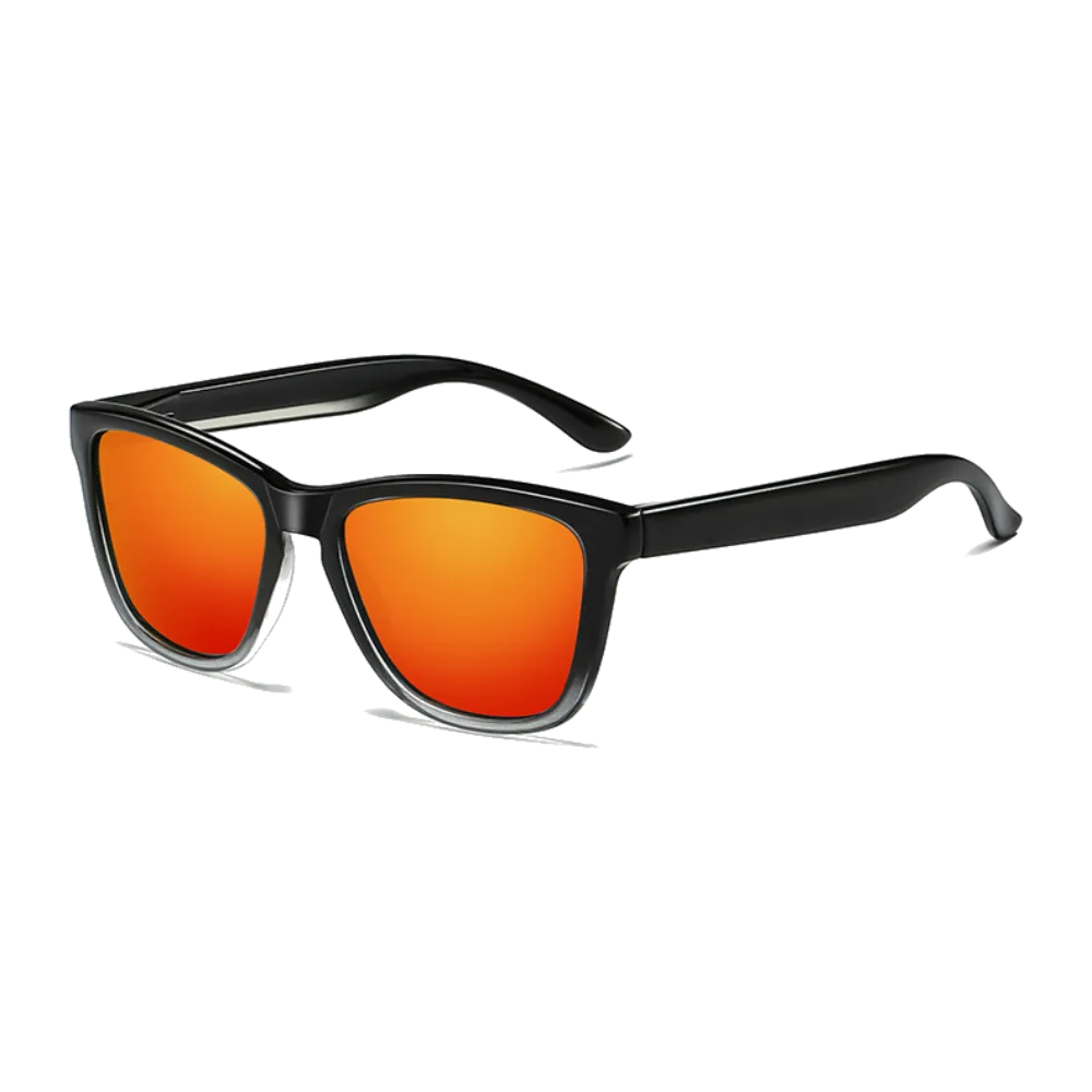 Polarized Sunglasses for Men / Women Gradient Wayfarer Frame - Red