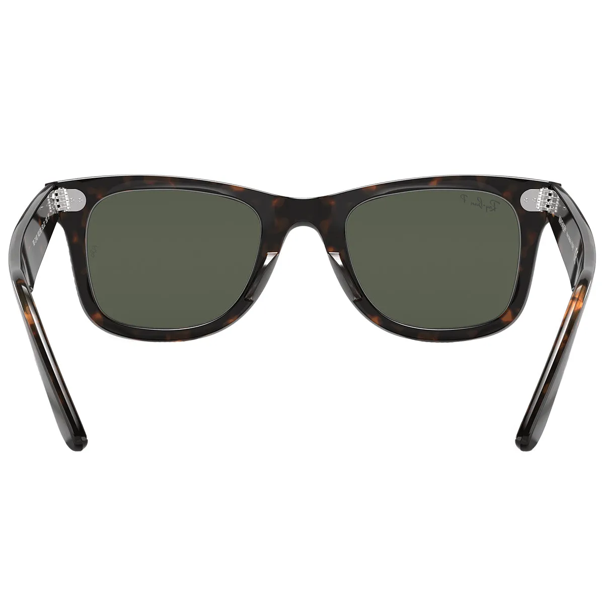 Ray-Ban Original Wayfarer Classic Polarized Sunglasses - Polished Tortoise/Green