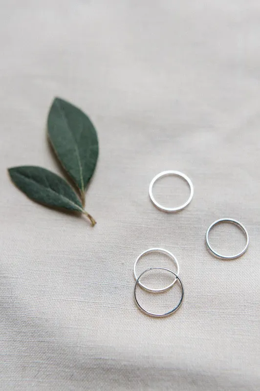 Skinny Stacking Ring Trio