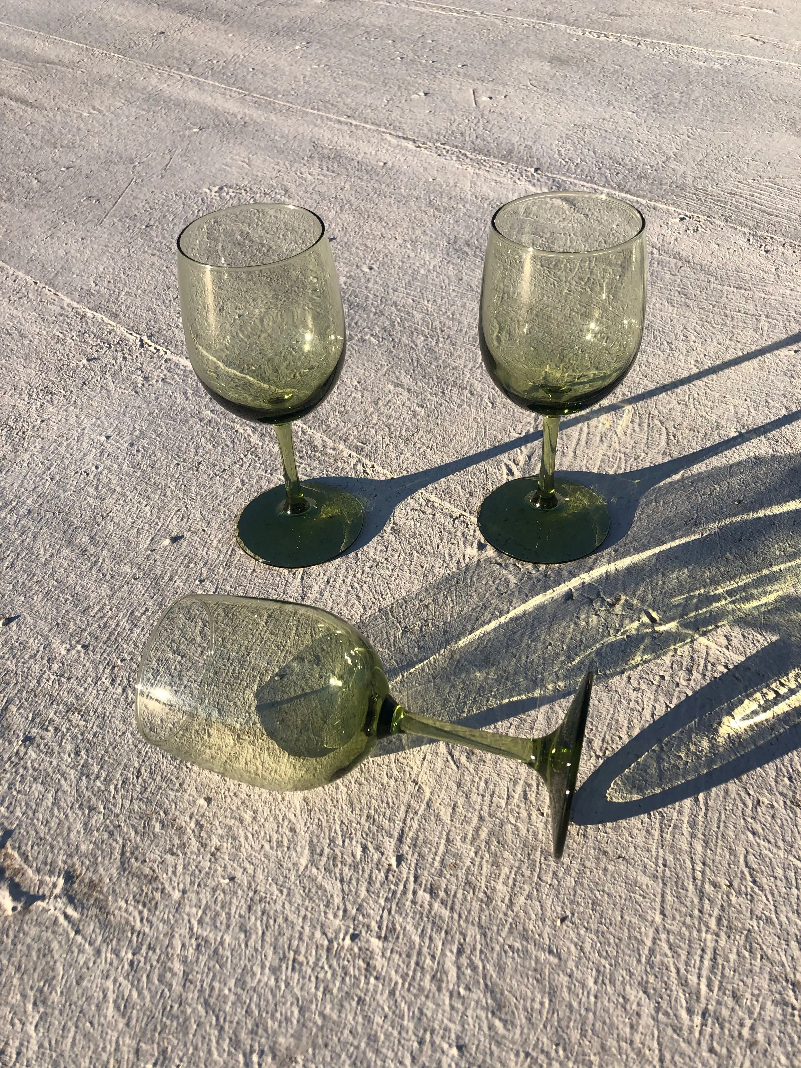 Spearmint Wine Glasses