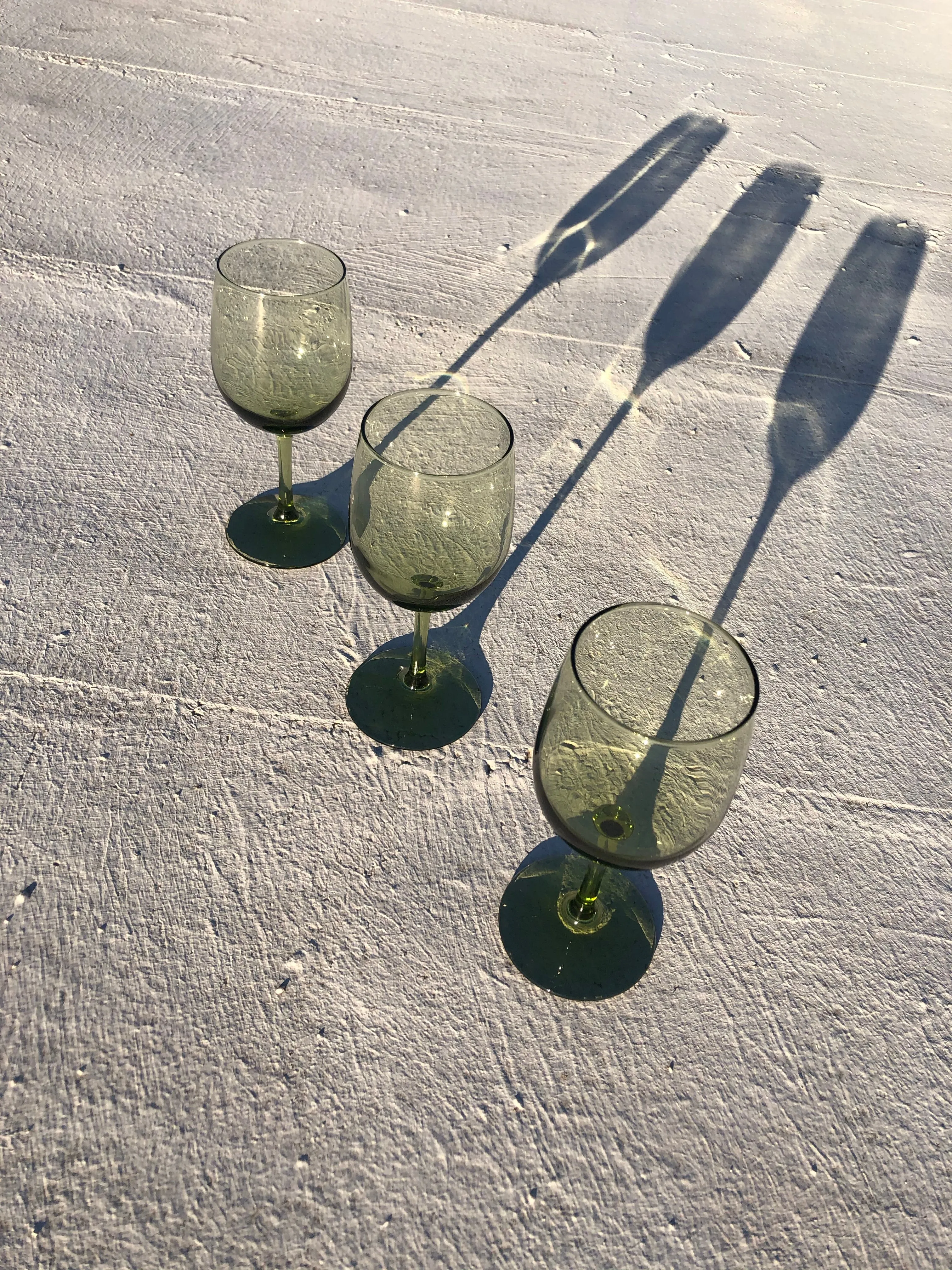 Spearmint Wine Glasses