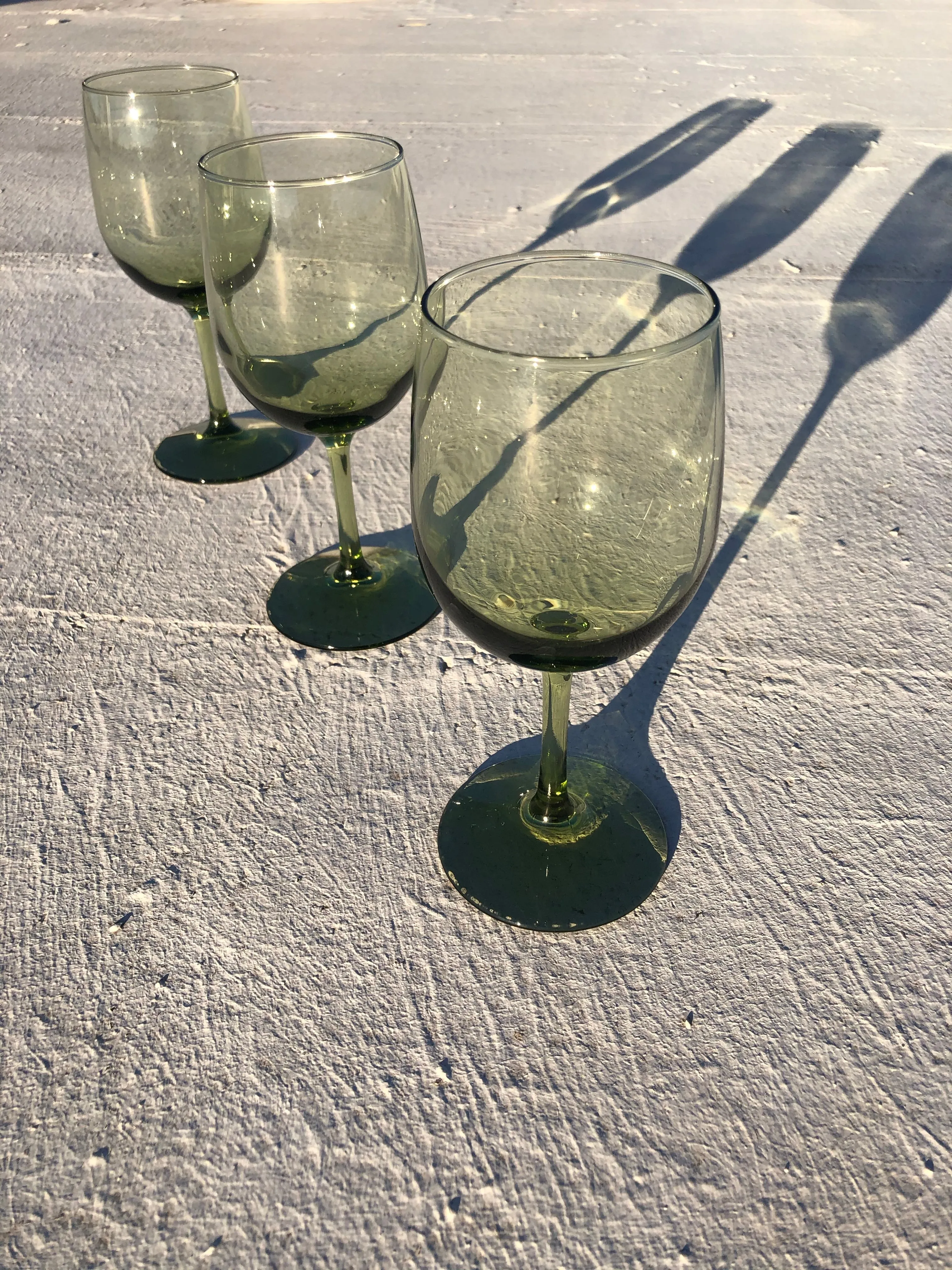 Spearmint Wine Glasses