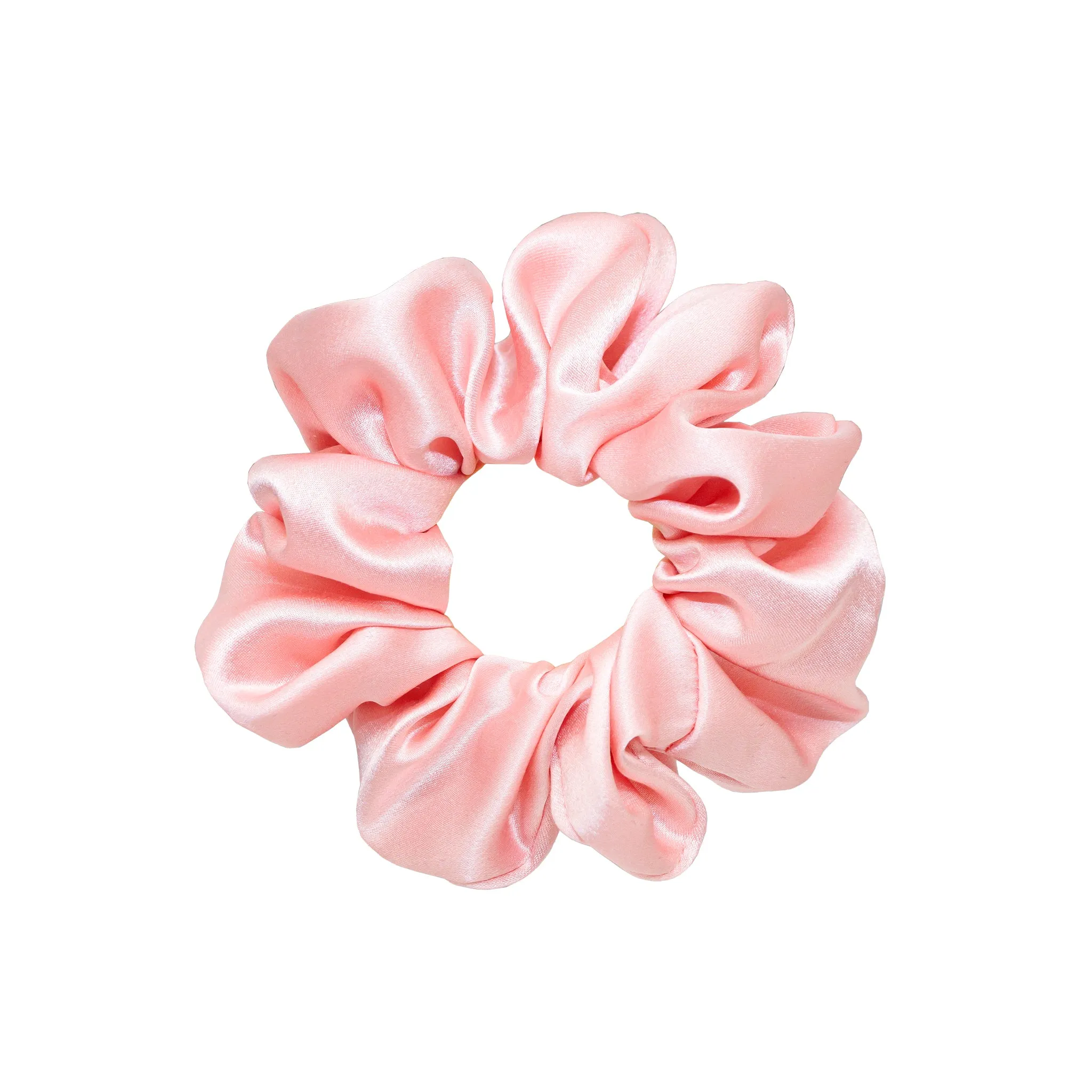 Sweet Dreams Silk Scrunchie in Rose Tan