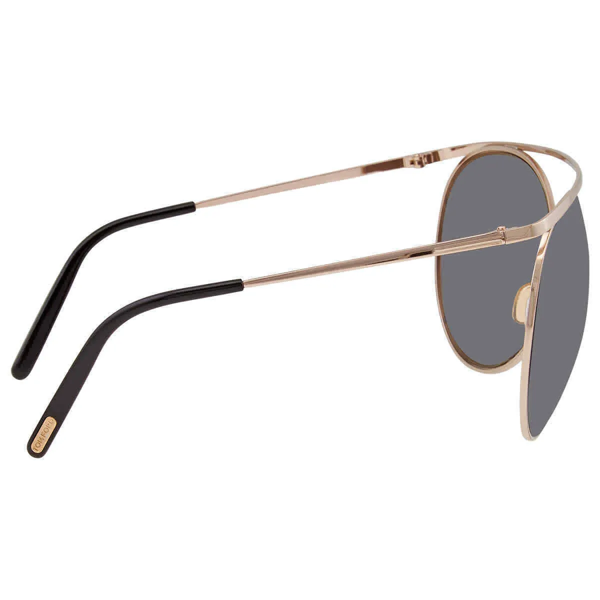 Tom Ford Shiny Rose Gold / Smoke Women's Sunglasses