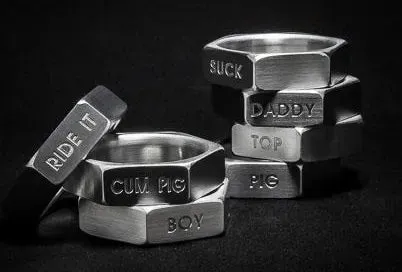 Wholesale Custom Engraved Personalized Glans Rings & Cockrings