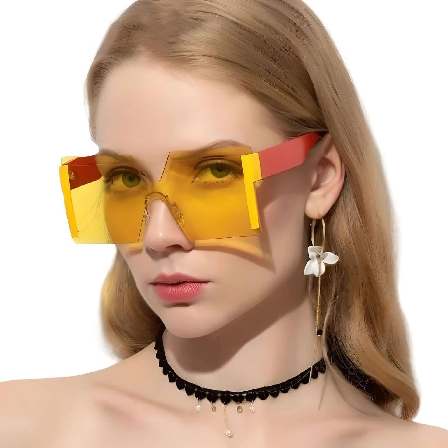 Women's Oversized Square Frame Sunglasses