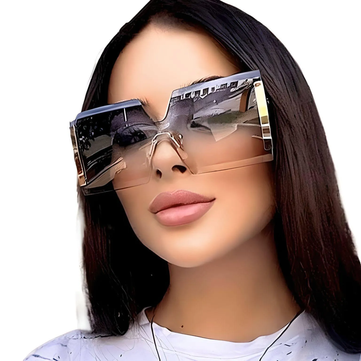 Women's Oversized Square Frame Sunglasses